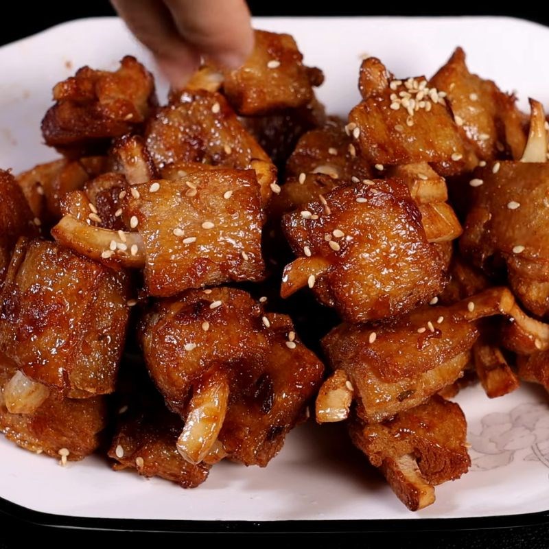 Bước 5 Rim sườn non chay sườn non chay rim nước tương