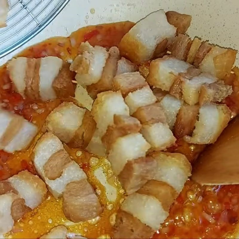 Bước 6 Rim thịt ba chỉ chay mặn ngọt thịt ba chỉ chay