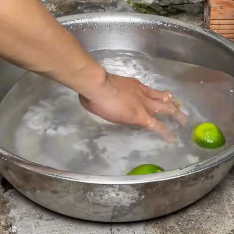 Bước 1 Sơ chế cà pháo Mứt cà pháo