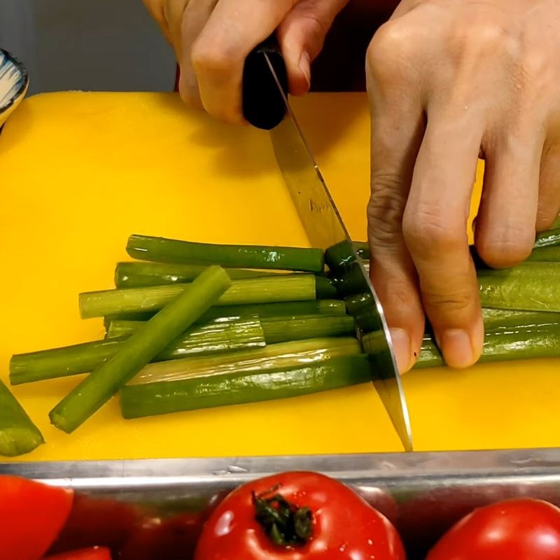 Bước 1 Sơ chế các nguyên liệu nấu lẩu Thái chay lẩu thái chay