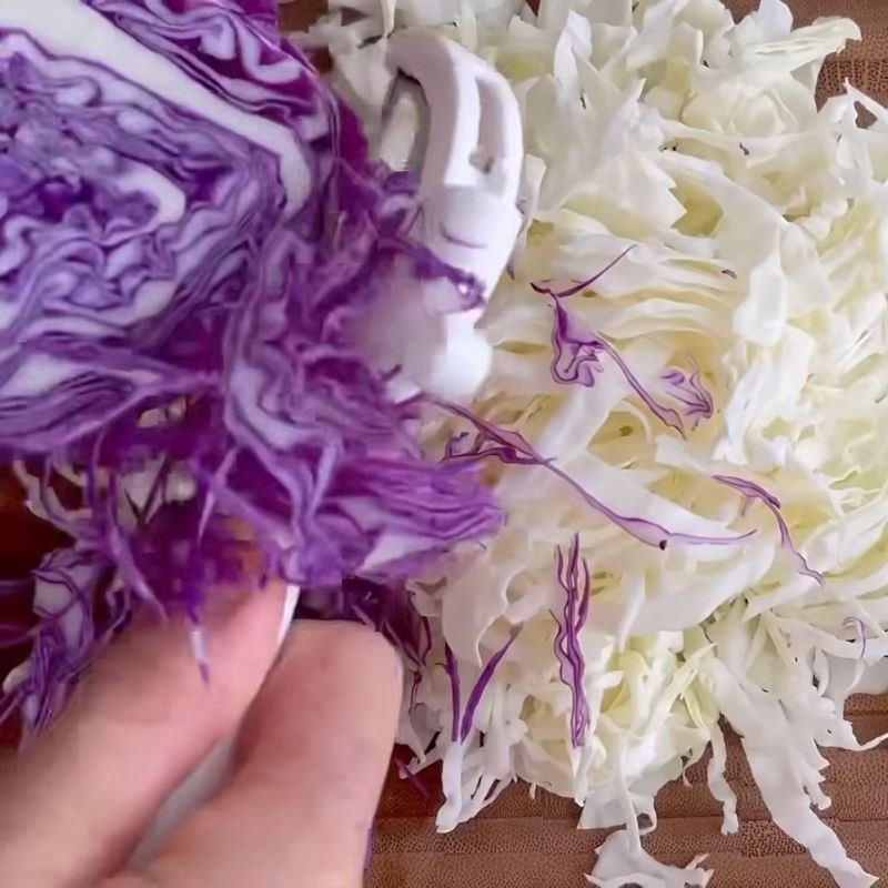 Bước 1 Sơ chế rau củ cho gỏi chay gỏi chay thập cẩm