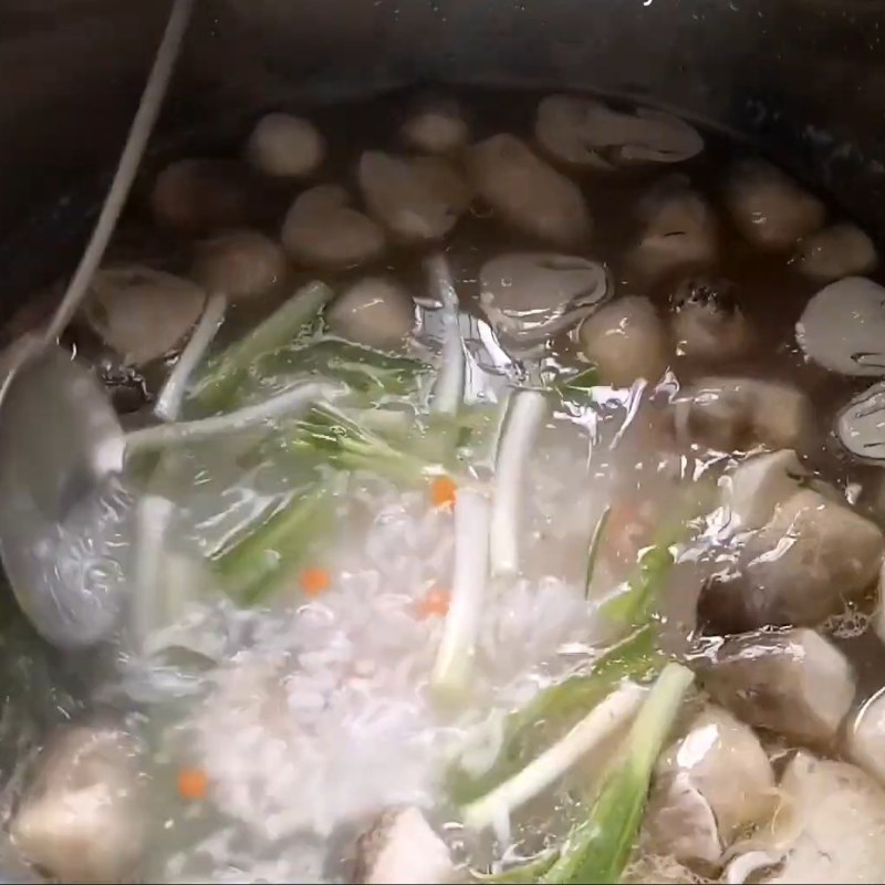 Bước 3 Sơ chế rau củ và nêm cháo Cháo vịt miền Tây