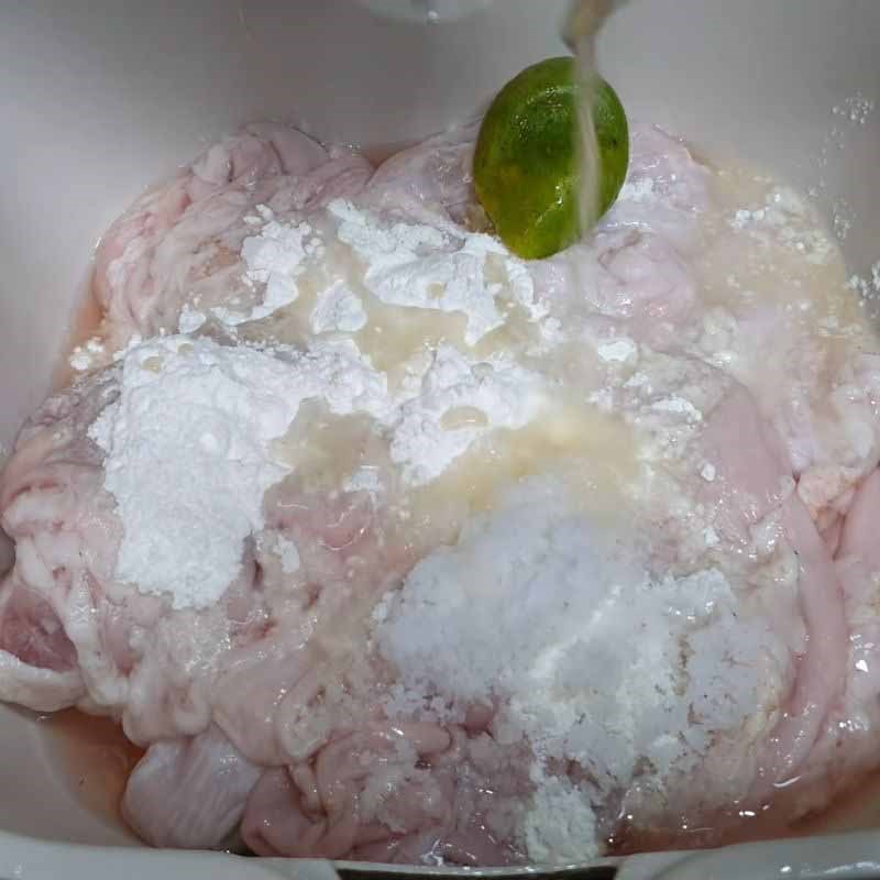 Bước 1 Sơ chế thú linh sạch mùi tanh Thú linh khìa nước dừa