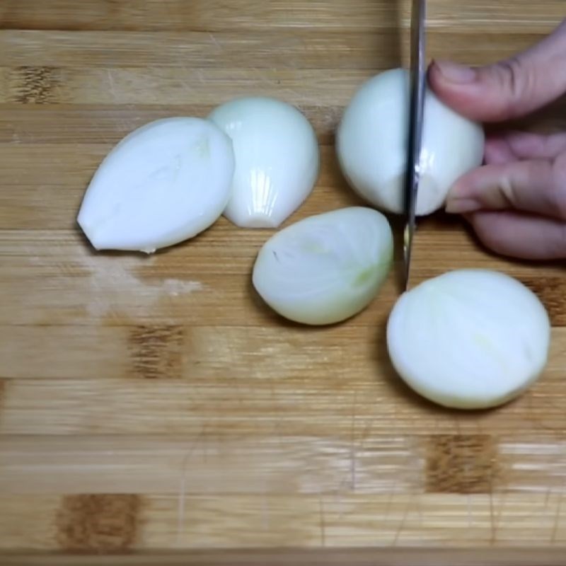 Bước 1 Sơ chế và chuẩn bị nguyên liệu Bún chay Huế