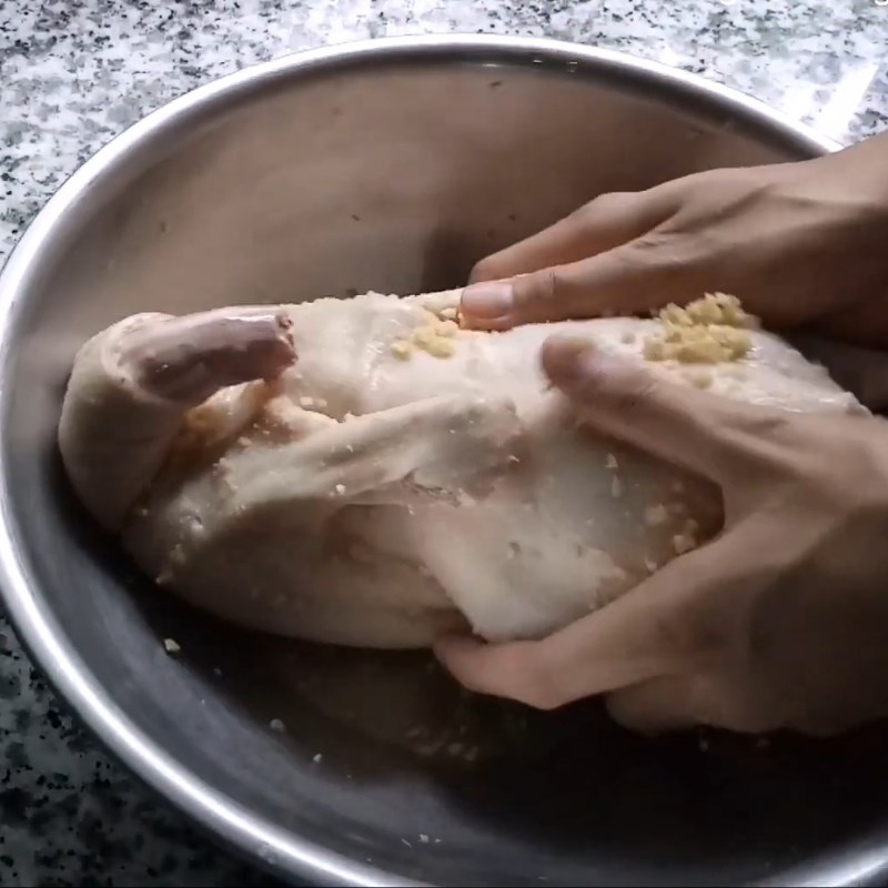 Bước 1 Sơ chế vịt và gạo nấu cháo vịt miền Tây Cháo vịt miền Tây