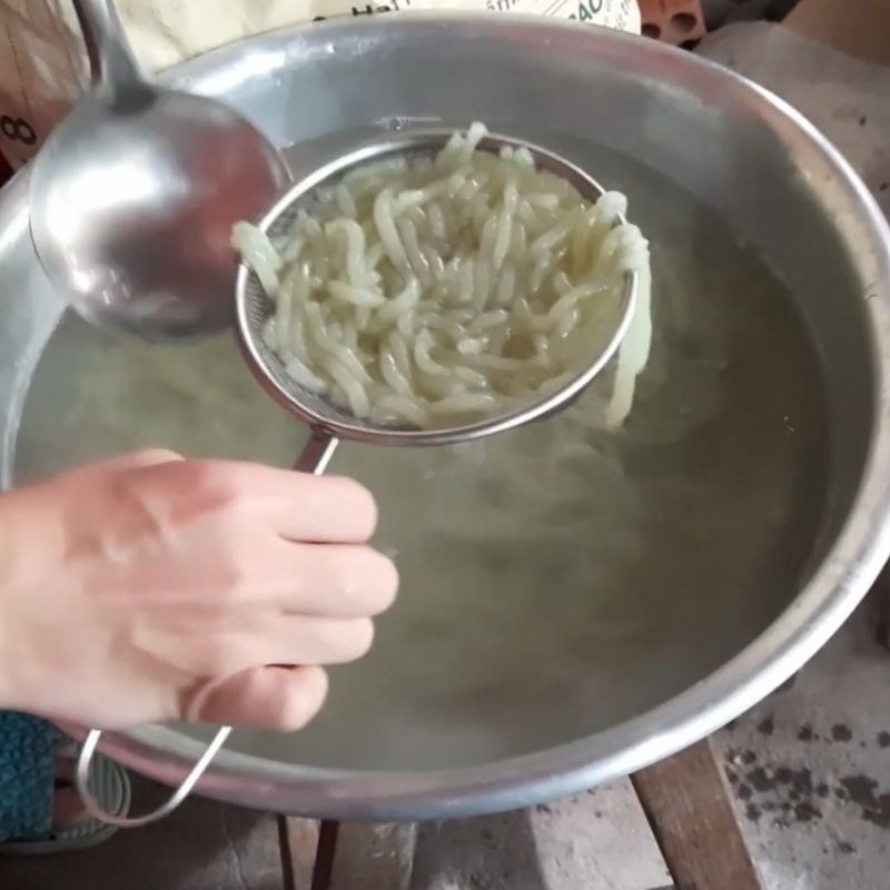 Bước 5 Tạo hình bánh lọt Tàu hũ bánh lọt