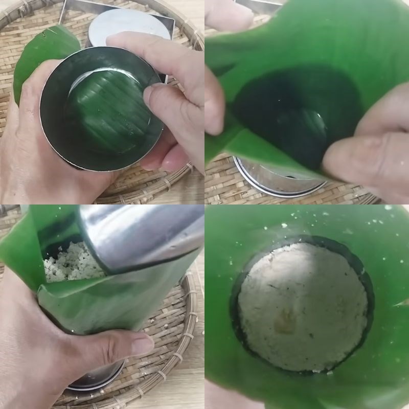 Bước 3 Tạo hình và hấp chả lụa chay từ đậu hũ chả lụa chay bằng đậu hũ