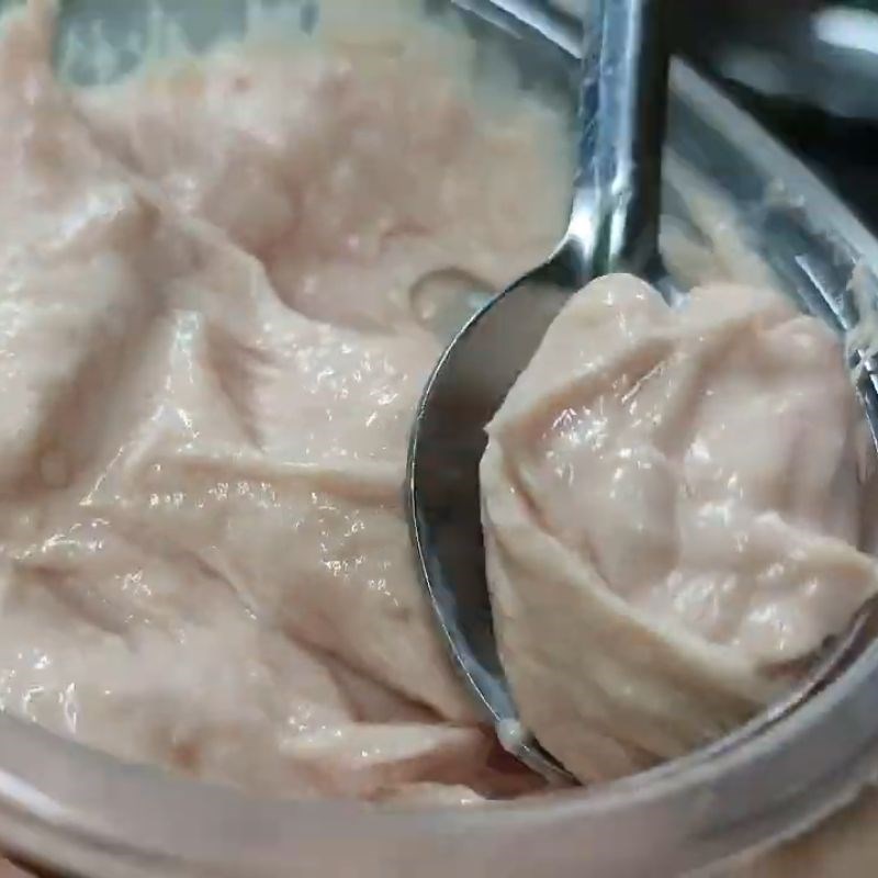 Bước 3 Tạo hình và thả mọc (giò sống) vào nồi canh mọc nấm kim châm