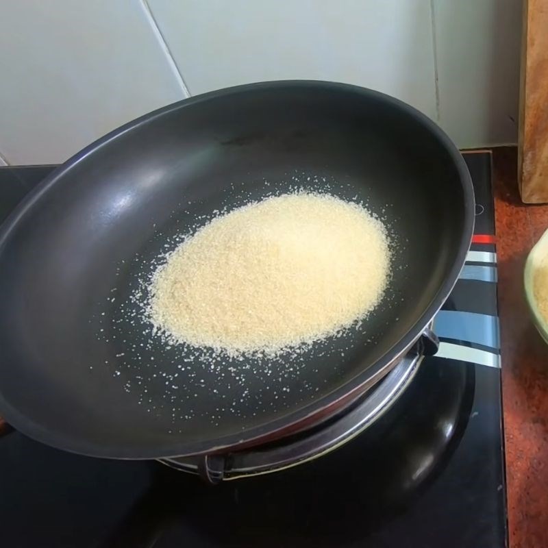 Bước 2 Thắng nước màu đường cánh gián nước sốt kho cá