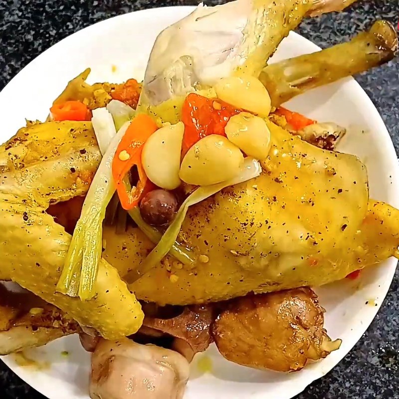 Bước 5 Thành phẩm Gà hấp tỏi