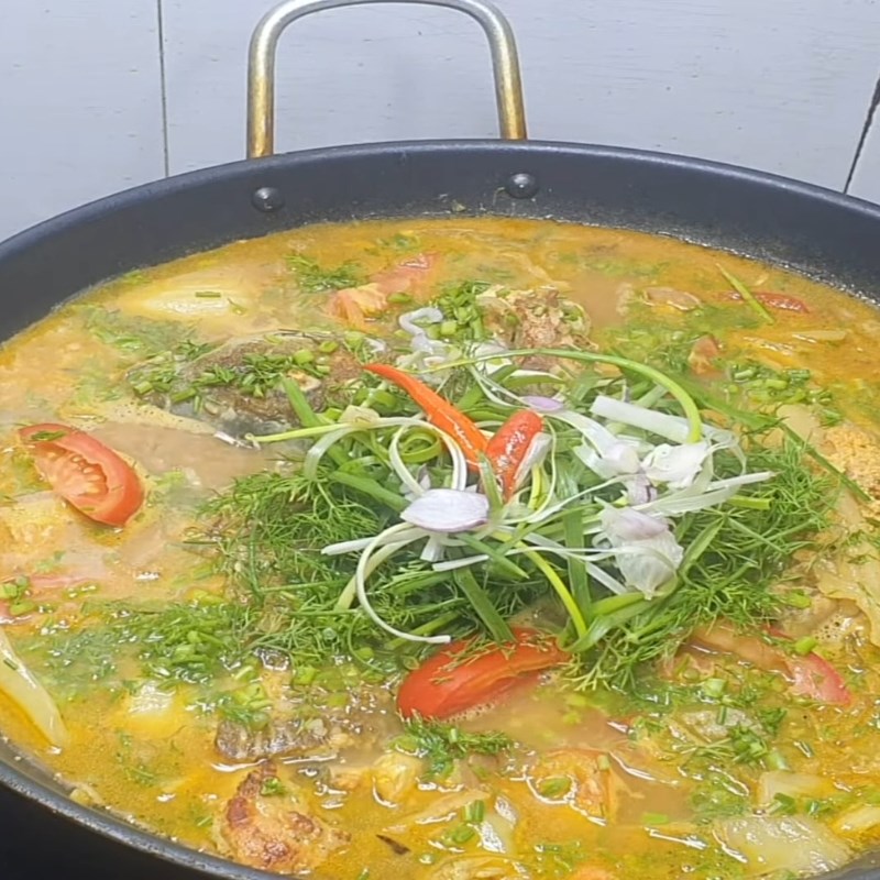 Bước 5 Thành phẩm Cá chép om dưa Hà Nội