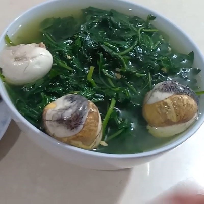 Bước 5 Thành phẩm trứng cút lộn luộc