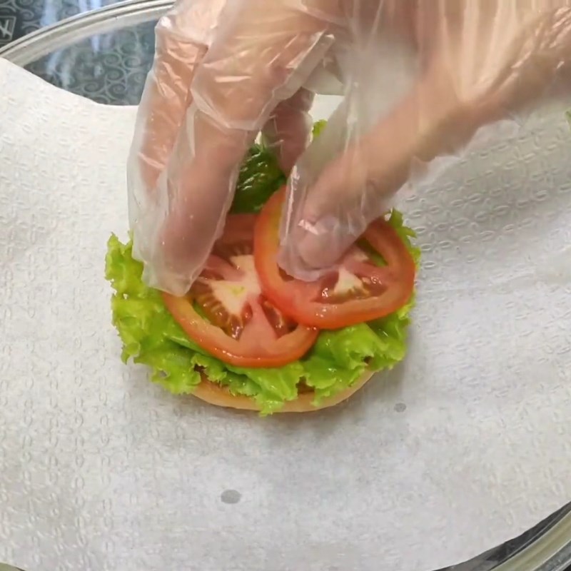 Bước 4 Thành phẩm Bánh mì hamburger