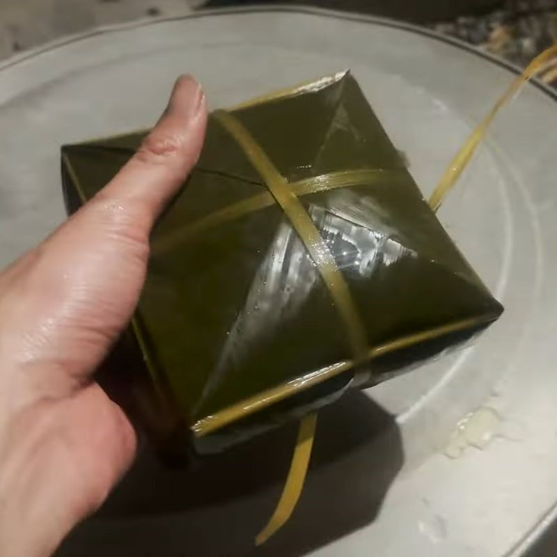 Bước 7 Thành phẩm cách gói bánh chưng bằng lá dong