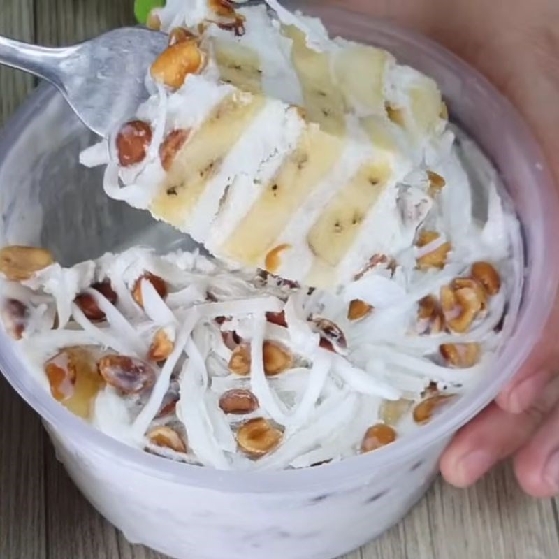 Bước 6 Thành phẩm Kem chuối sữa đặc