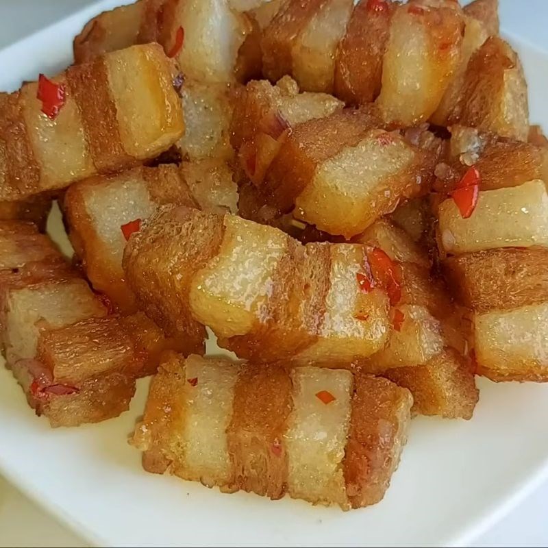 Bước 7 Thành phẩm thịt ba chỉ chay