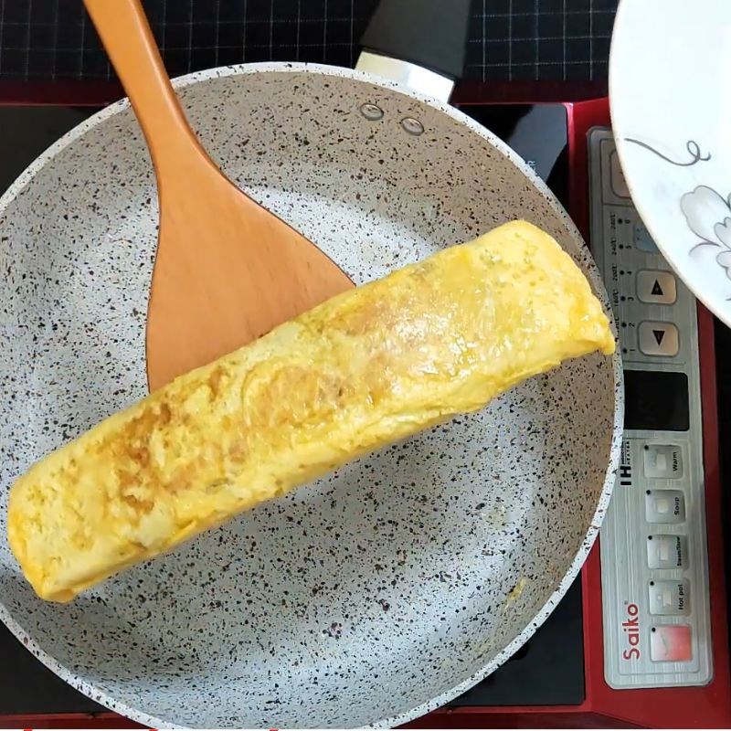 Bước 5 Thành phẩm Trứng cuộn rong biển