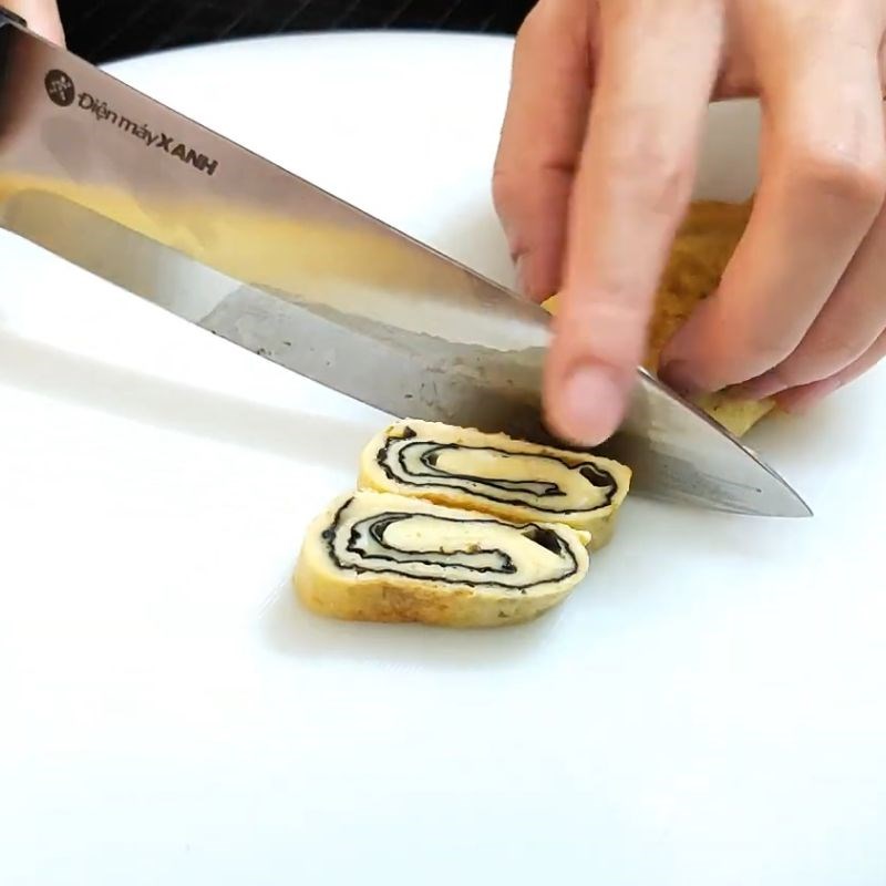 Bước 5 Thành phẩm Trứng cuộn rong biển