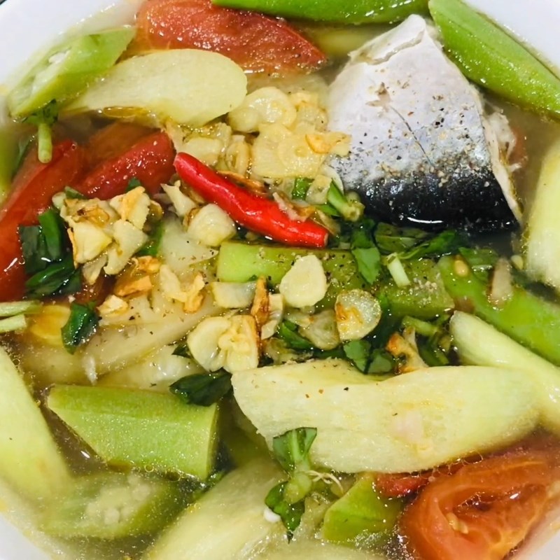 Bước 6 Thành phẩm Canh chua bạc hà