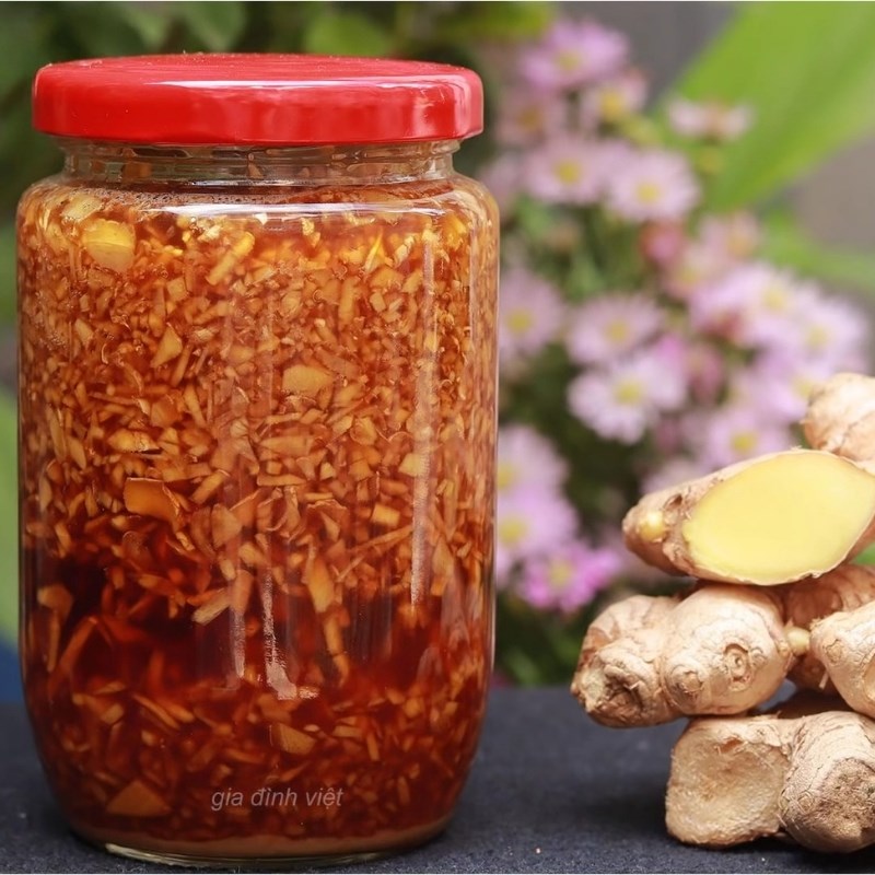 Bước 4 Thành phẩm Gừng ngâm mật ong