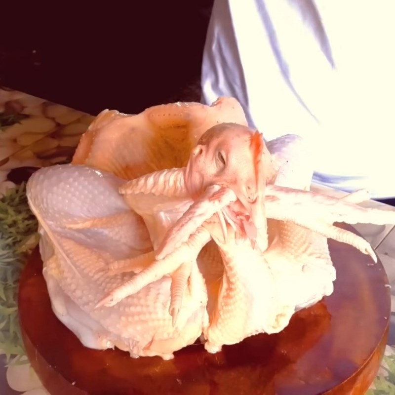 Bước 5 Thành phẩm Tạo dáng gà cúng