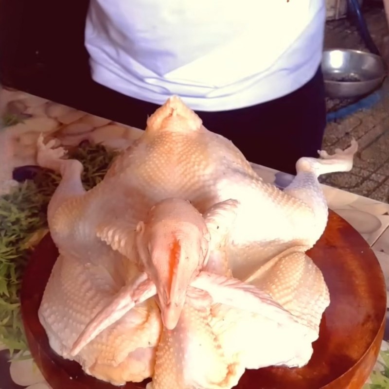 Bước 5 Thành phẩm Tạo dáng gà cúng