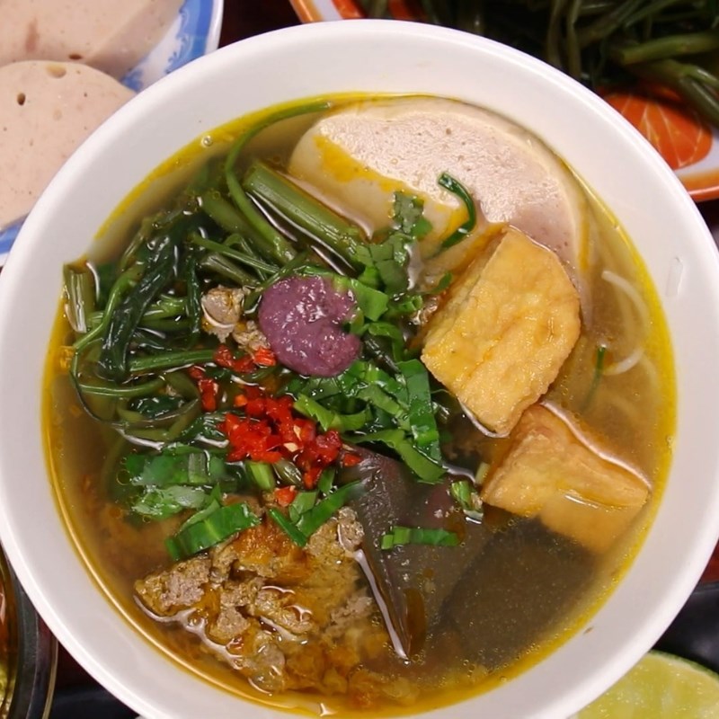 Bước 5 Thành phẩm Canh bún