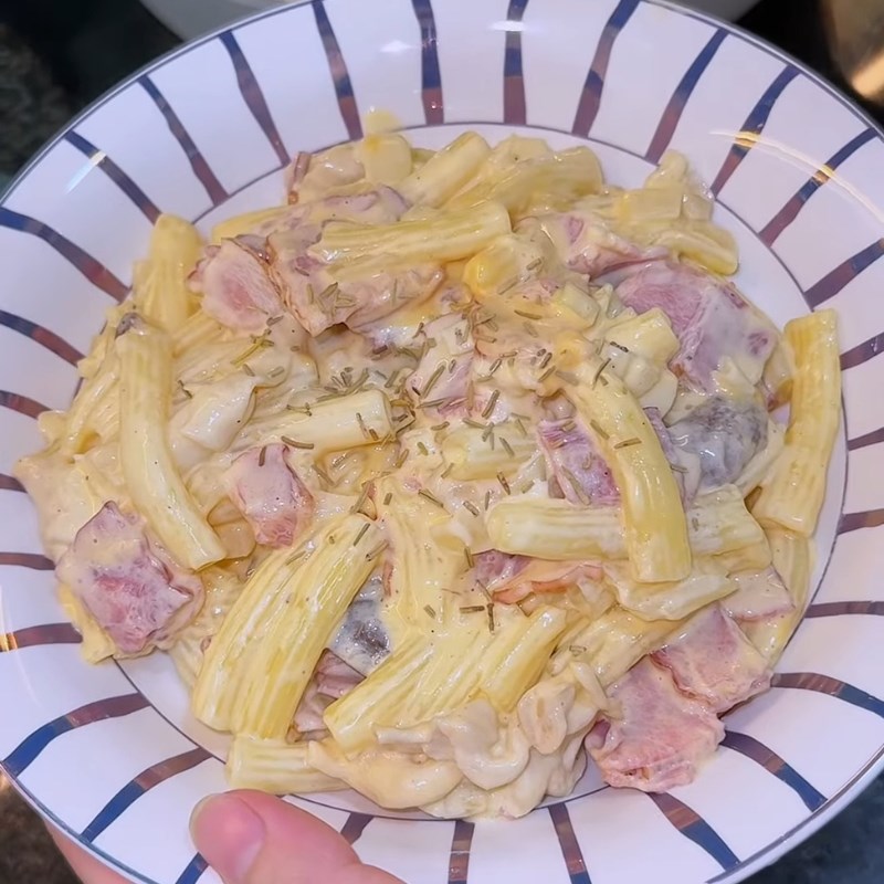 Bước 5 Thành phẩm Nui sốt kem