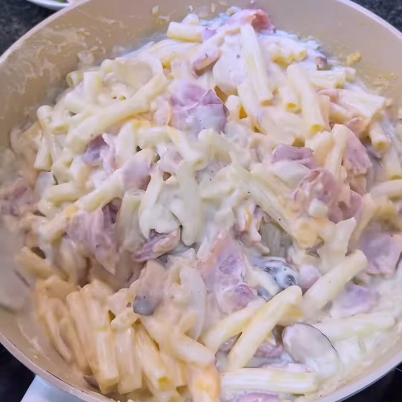 Bước 5 Thành phẩm Nui sốt kem