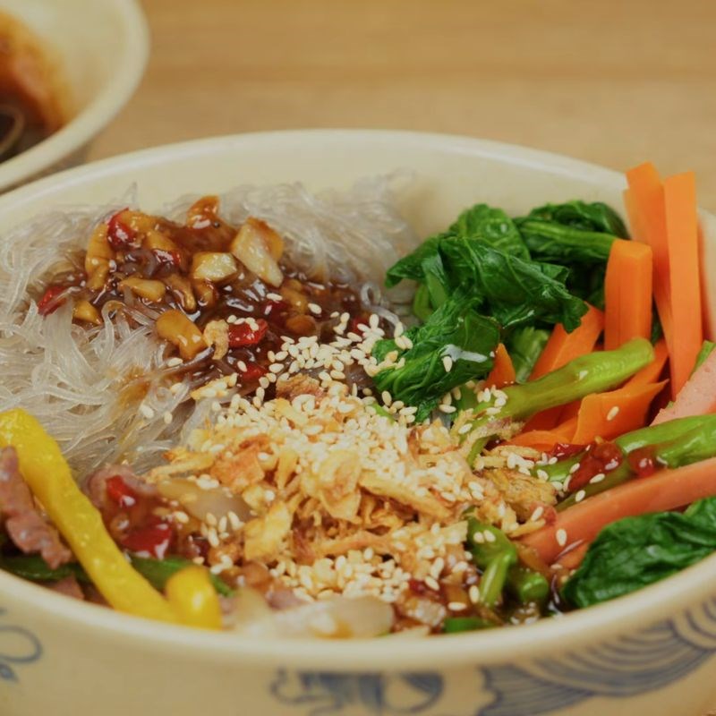 Bước 5 Thành phẩm miến trộn xì dầu