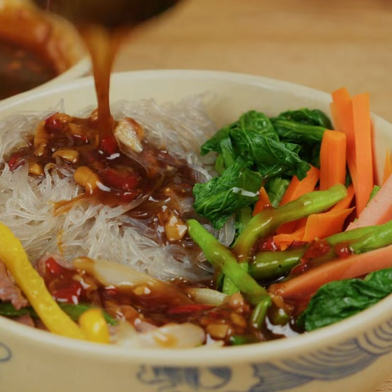 Bước 5 Thành phẩm miến trộn xì dầu