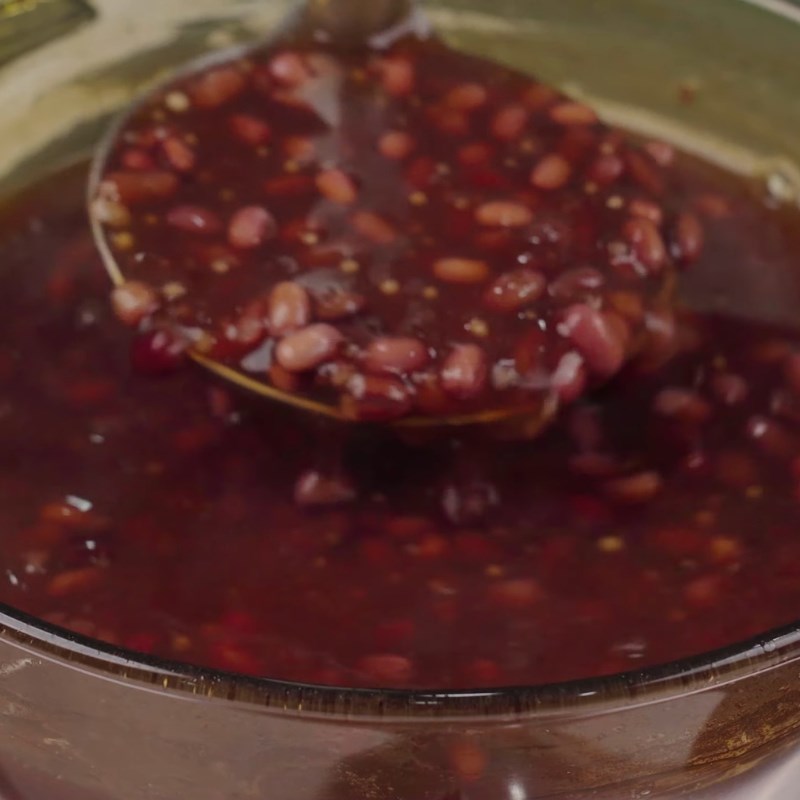 Bước 4 Thành phẩm Chè đậu đỏ bột năng