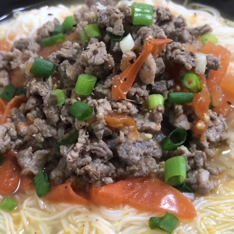 Bước 4 Thành phẩm canh miến