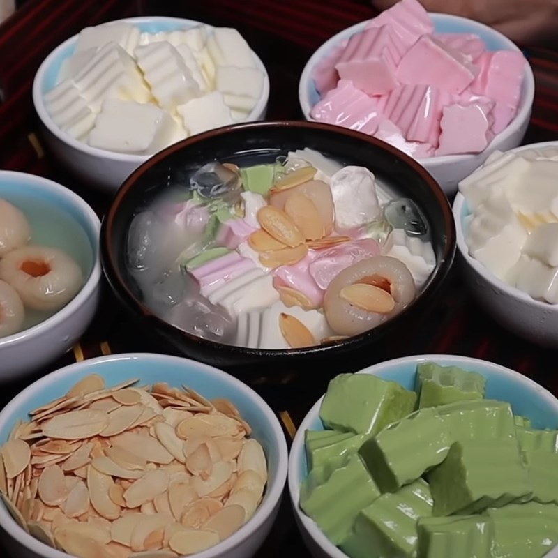 Bước 9 Thành phẩm Chè khúc bạch bằng whipping cream