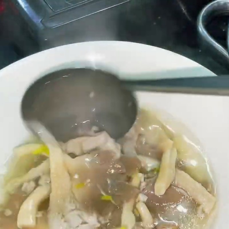 Bước 4 Thành phẩm Canh nấm bào ngư thịt băm