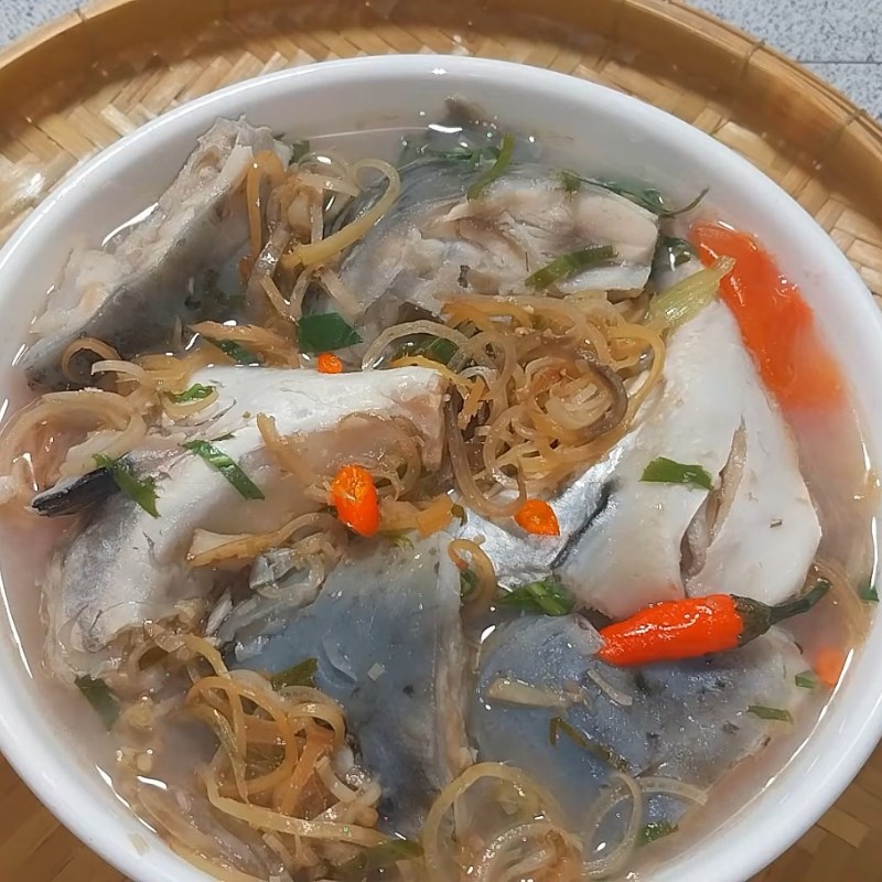 Bước 5 Thành phẩm Canh chua hoa chuối đầu cá hồi