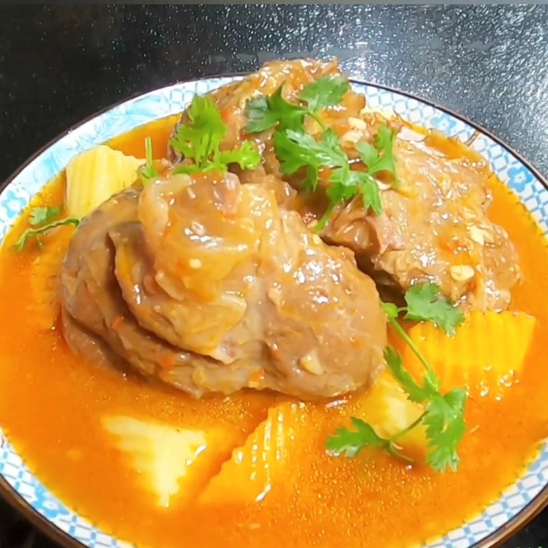 Bước 6 Thành phẩm Bò nấu đốp