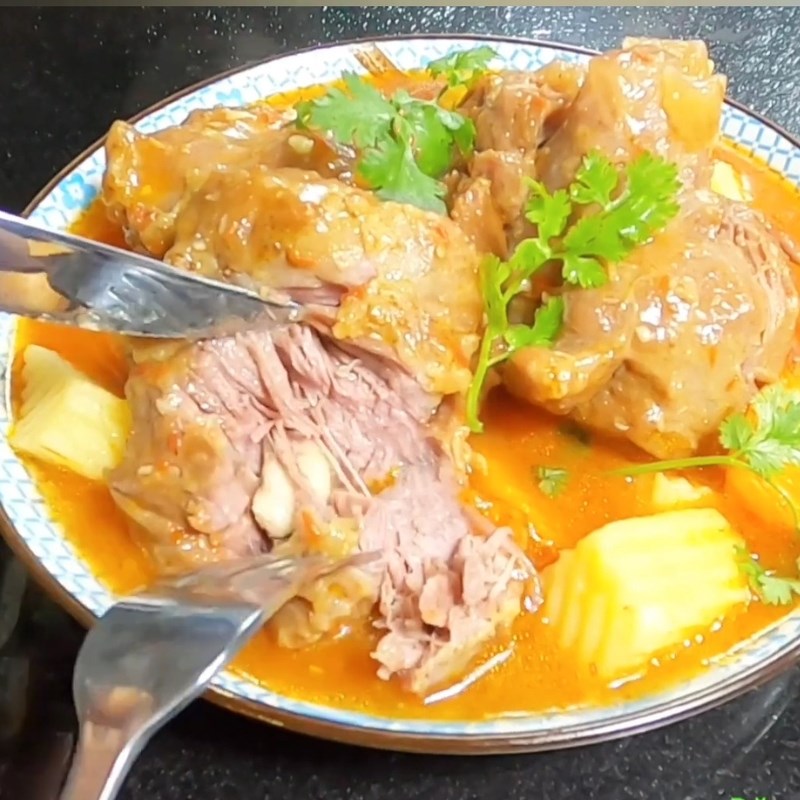 Bước 6 Thành phẩm Bò nấu đốp