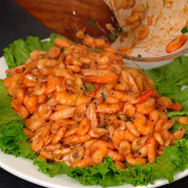 Bước 5 Thành phẩm Rang tôm đồng