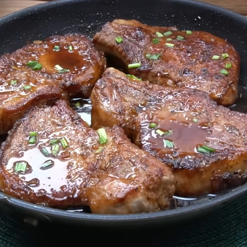 Bước 5 Thành phẩm Thịt heo áp chảo