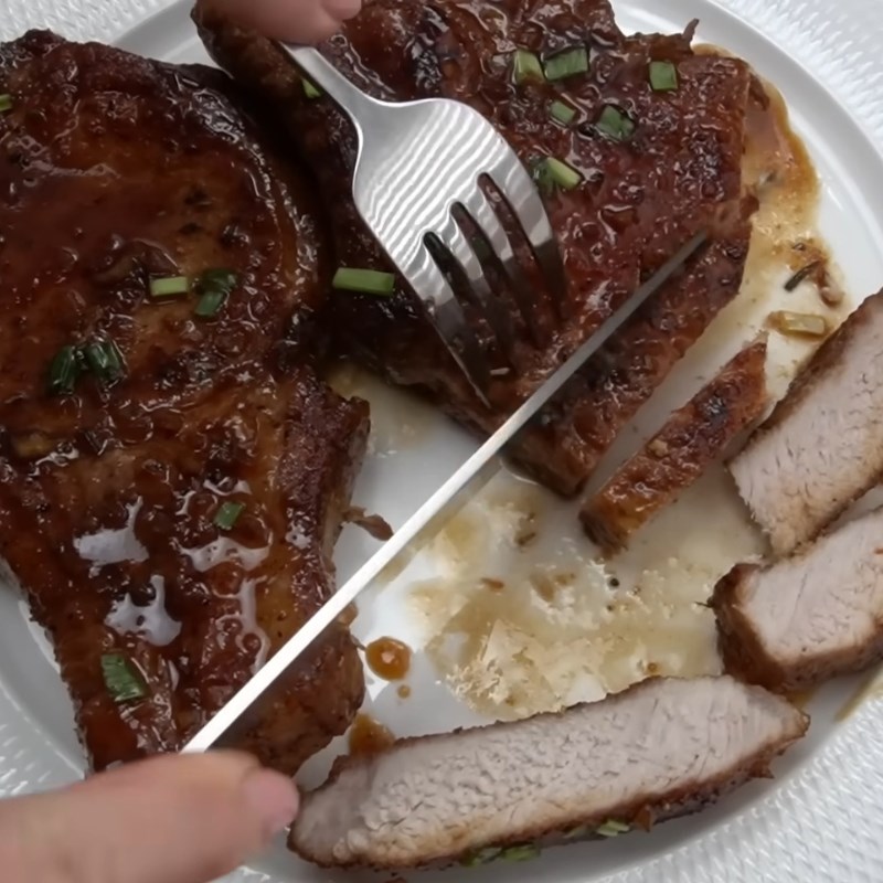 Bước 5 Thành phẩm Thịt heo áp chảo