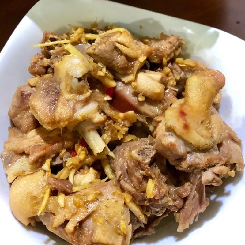 Bước 5 Thành phẩm Vịt rang gừng