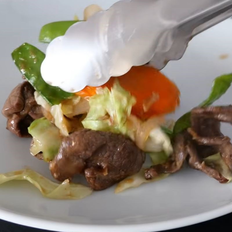 Bước 5 Thành phẩm thịt bò xào mềm