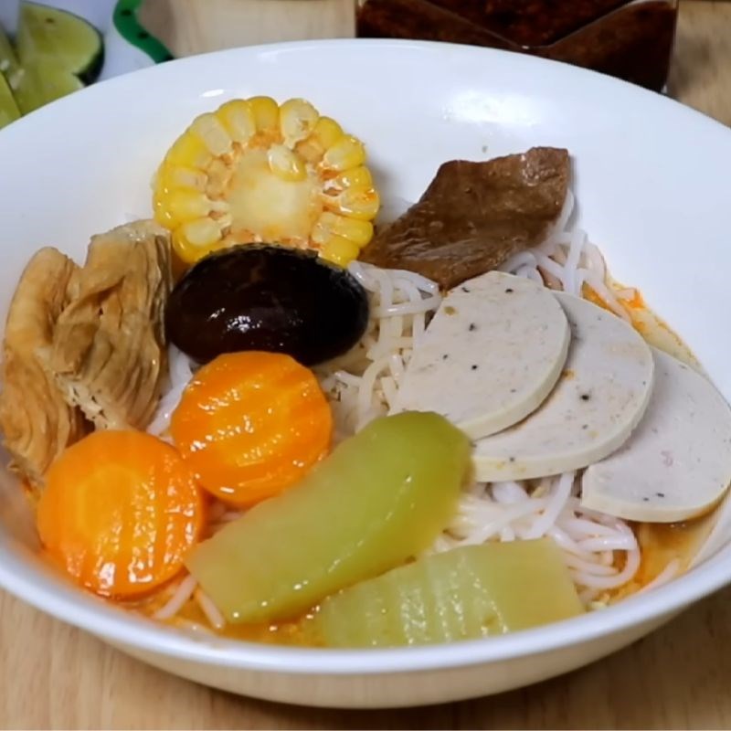 Bước 6 Thành phẩm Bún chay Huế