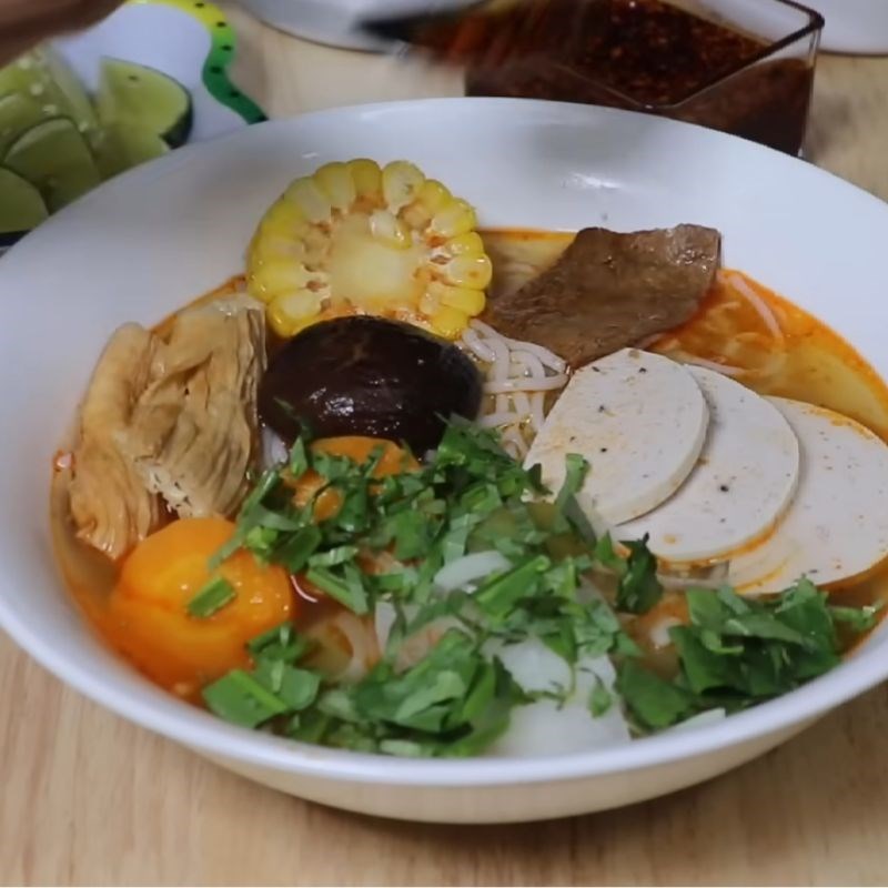 Bước 6 Thành phẩm Bún chay Huế