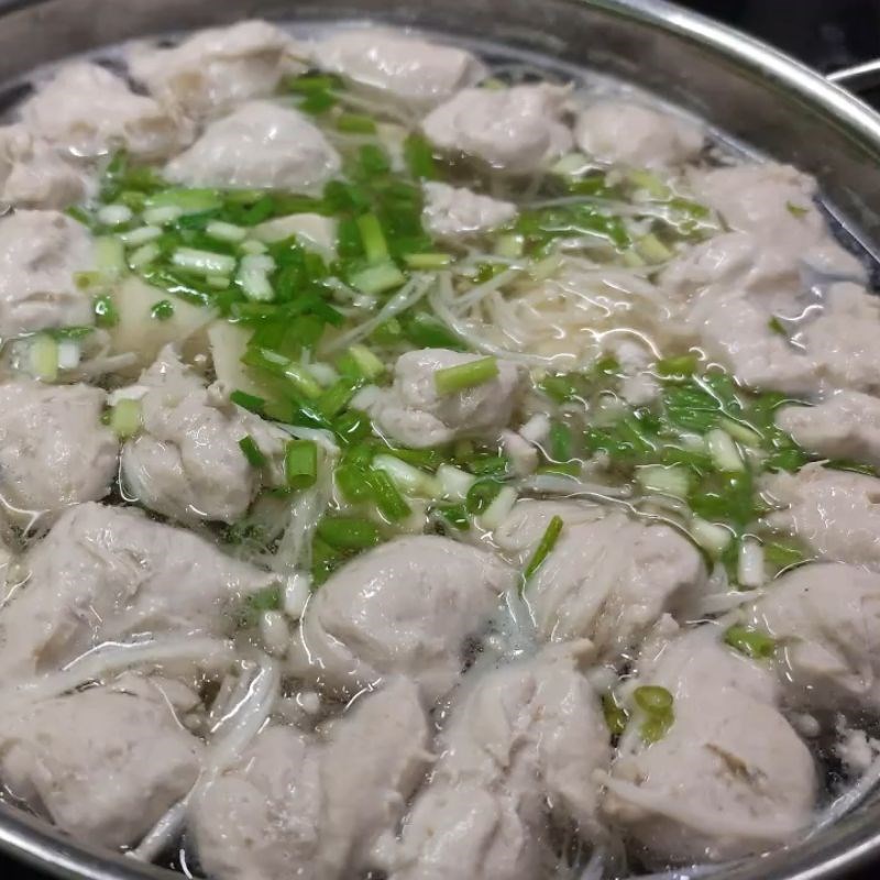 Bước 6 Thành phẩm canh mọc nấm kim châm