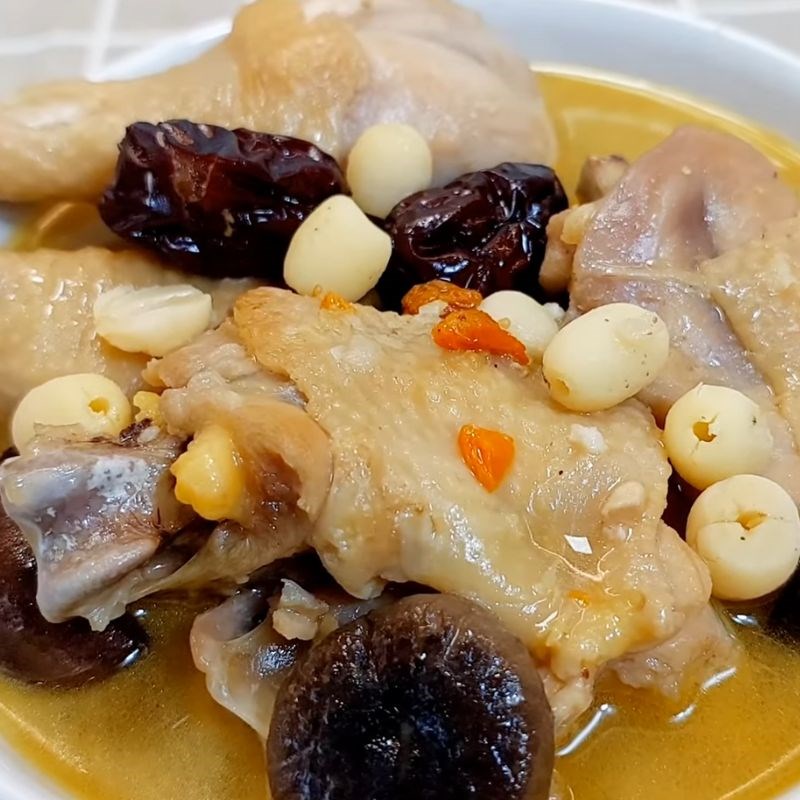 Bước 6 Thành phẩm Gà tần thuốc bắc