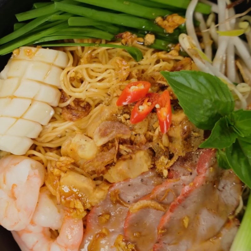 Bước 4 Thành phẩm Sốt trộn mì khô