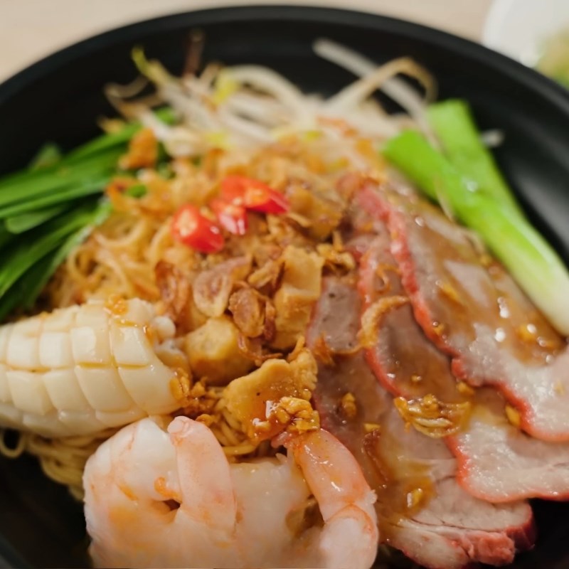 Bước 4 Thành phẩm Sốt trộn mì khô