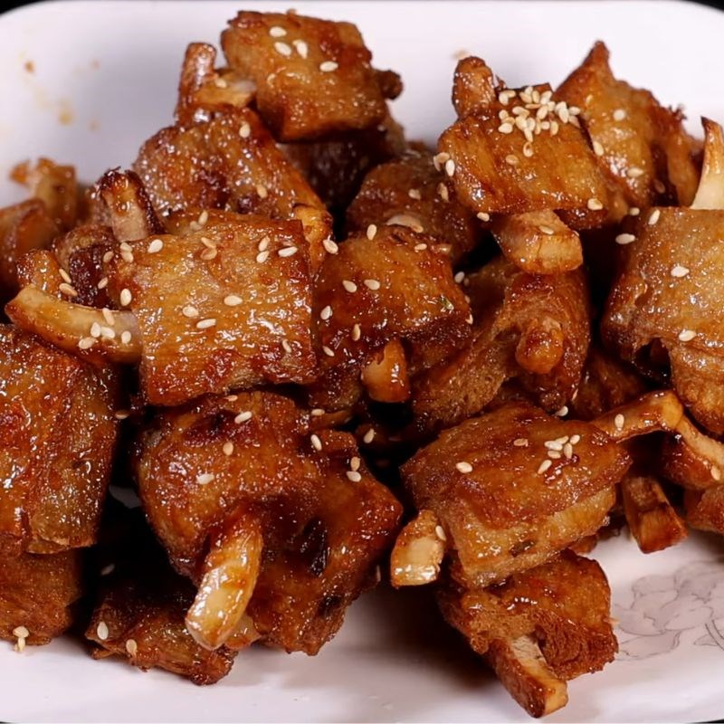 Bước 6 Thành phẩm sườn non chay rim nước tương